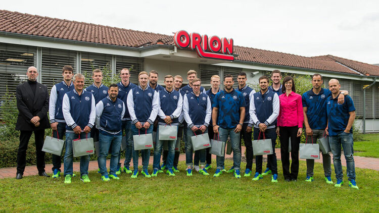 Saisonvorbereitung mal anders:  Die SG Flensburg-Handewitt besucht ihren Premiumpartner ORION