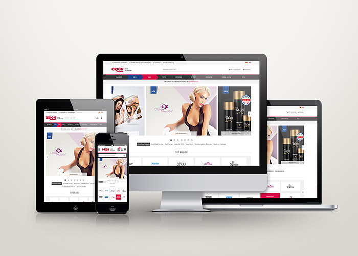 ORION Wholesale: Online Shop Relaunch