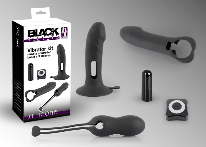 Vibrator Kit from “Black Velvets”: Multifunctional Sex Toy Set not just for Anal Pleasures