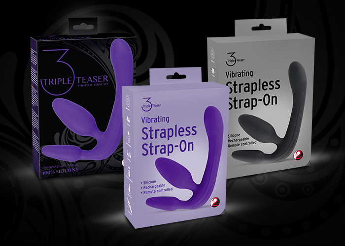 Neu von You2Toys: Vibrating Strapless Strap-On „Triple Teaser“