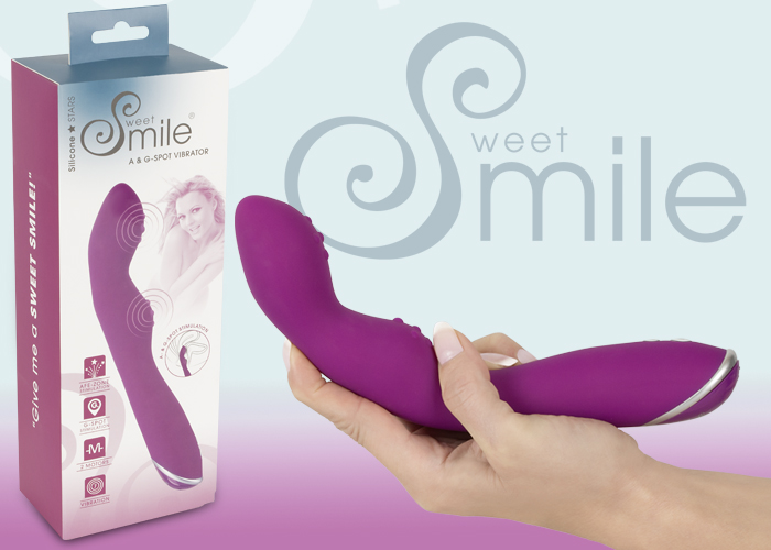 Pleasurable stimulation with the A&G-Spot vibrator from Sweet Smile