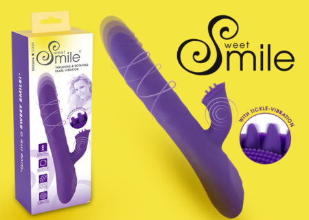 Rabbitvibrator „Thrusting & Vibrating“ von Sweet Smile