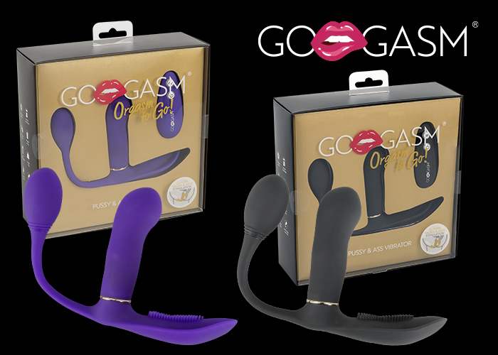 Triple Pleasure with the “Pussy & Ass Vibrator” from GoGasm