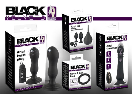 „Anal Twist Plug“ und weitere Lovetoys von Black Velvets