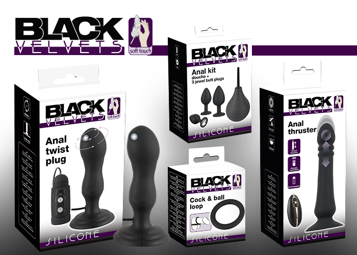 “Anal Twist Plug” and other sex toys from Black Velvets