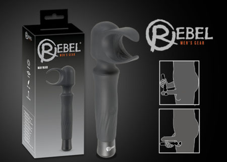 „Man Wand“ von REBEL – Massagestab und Masturbator vereint