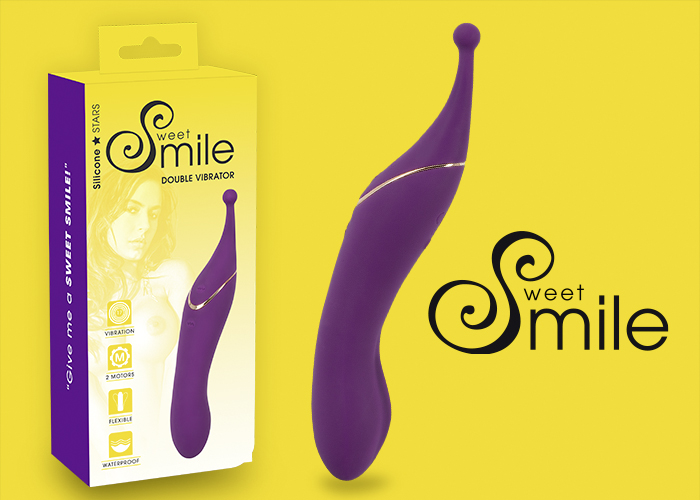 Beidseitig verwendbarer „Double Vibrator“ von Sweet Smile