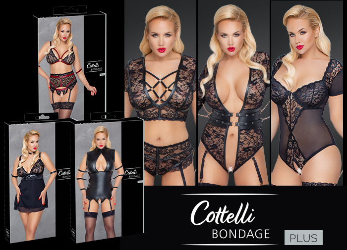 Cottelli Bondage Plus: Neue Dessous in großen Größen für fesselnde Lustmomente