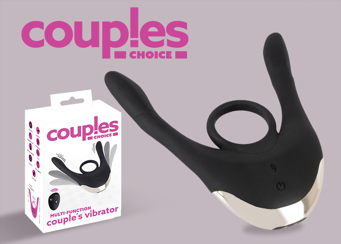 A new couple’s vibrator from “Couples Choice” for people who like experimenting 