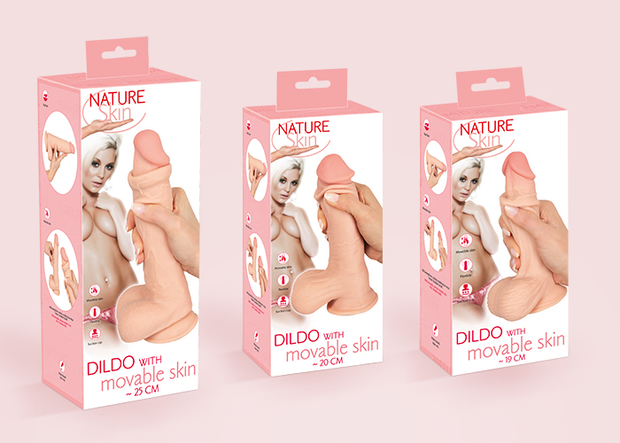 Flexible, realistic dildos with movable “skin” from Nature Skin 