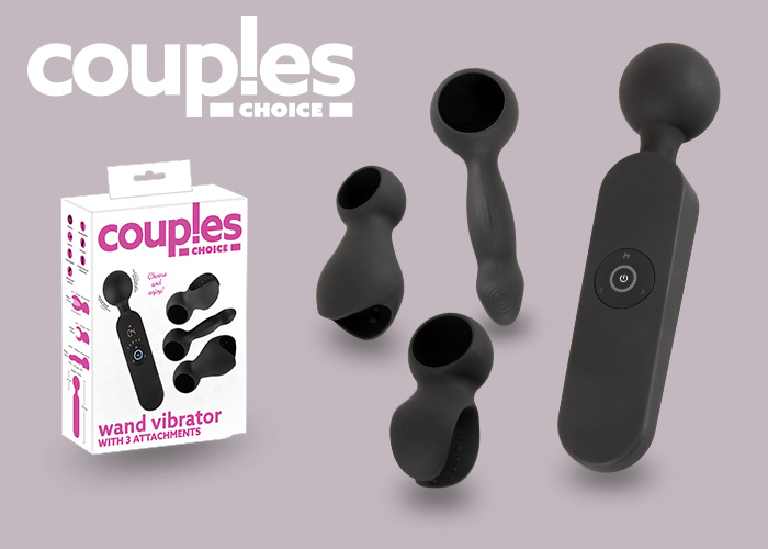 Wand-Vibrator von Couples Choice für vielfältige Massagen