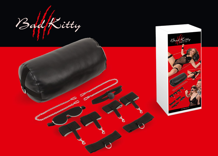 Complete set “Bondage Barrel” from BAD KITTY  