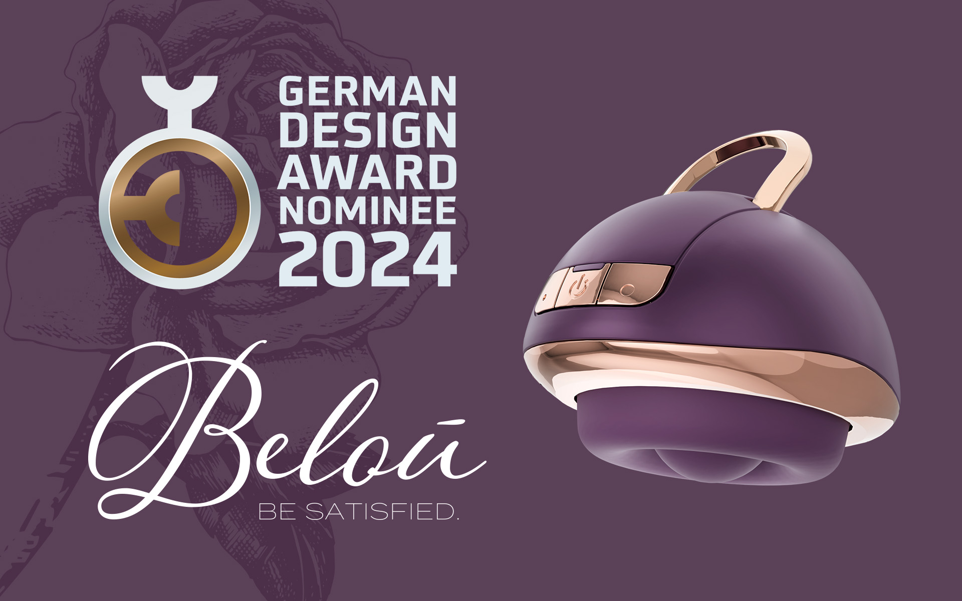 Sexual Wellness from ORION: Belou “Rotating Vulva Massager” nominated for the German Design Award 2024