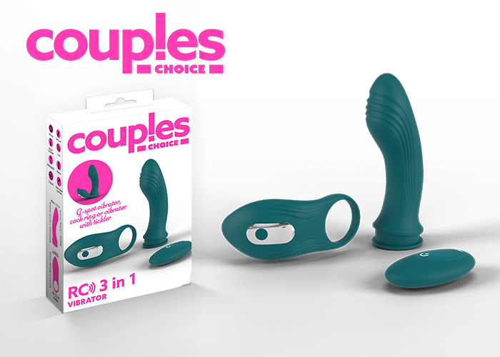 Versatile multi-toy from “Couples Choice” for couples eager to experiment 