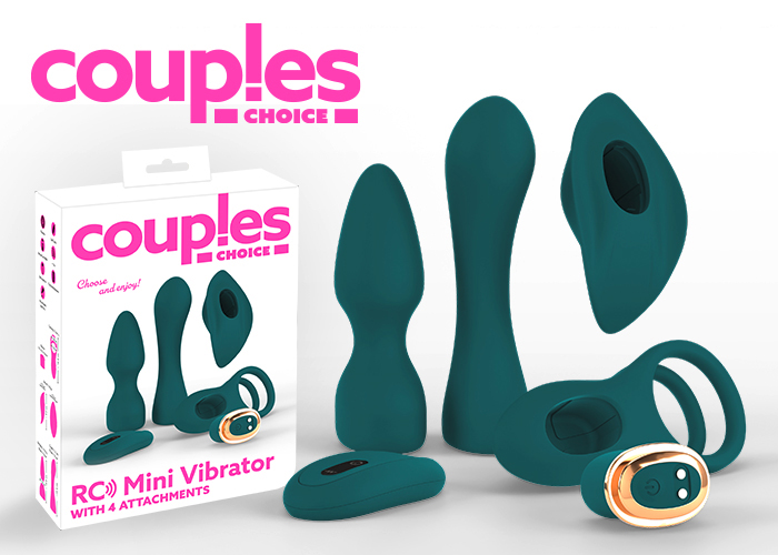 Sex toy set from “Couples Choice” for adventurous couples 