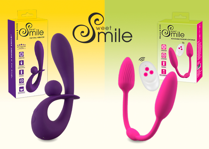 New, ergonomic pleasure-givers from Sweet Smile 