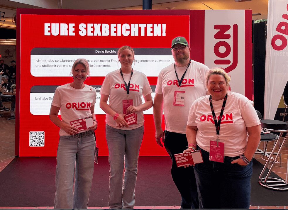 Die heißesten Fantasien Deutschlands: ORION sammelt über 1.000 Geständnisse auf der Venus Messe 2025