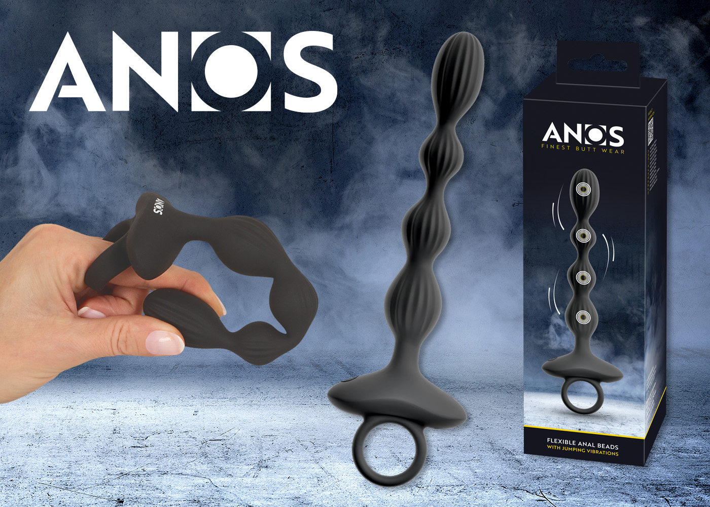 Anal adventures with jumping vibrations from ANOS