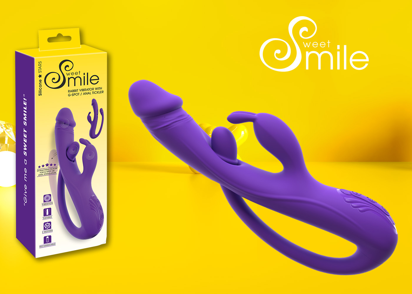 Triple hotspot action from Sweet Smile in a clever design
