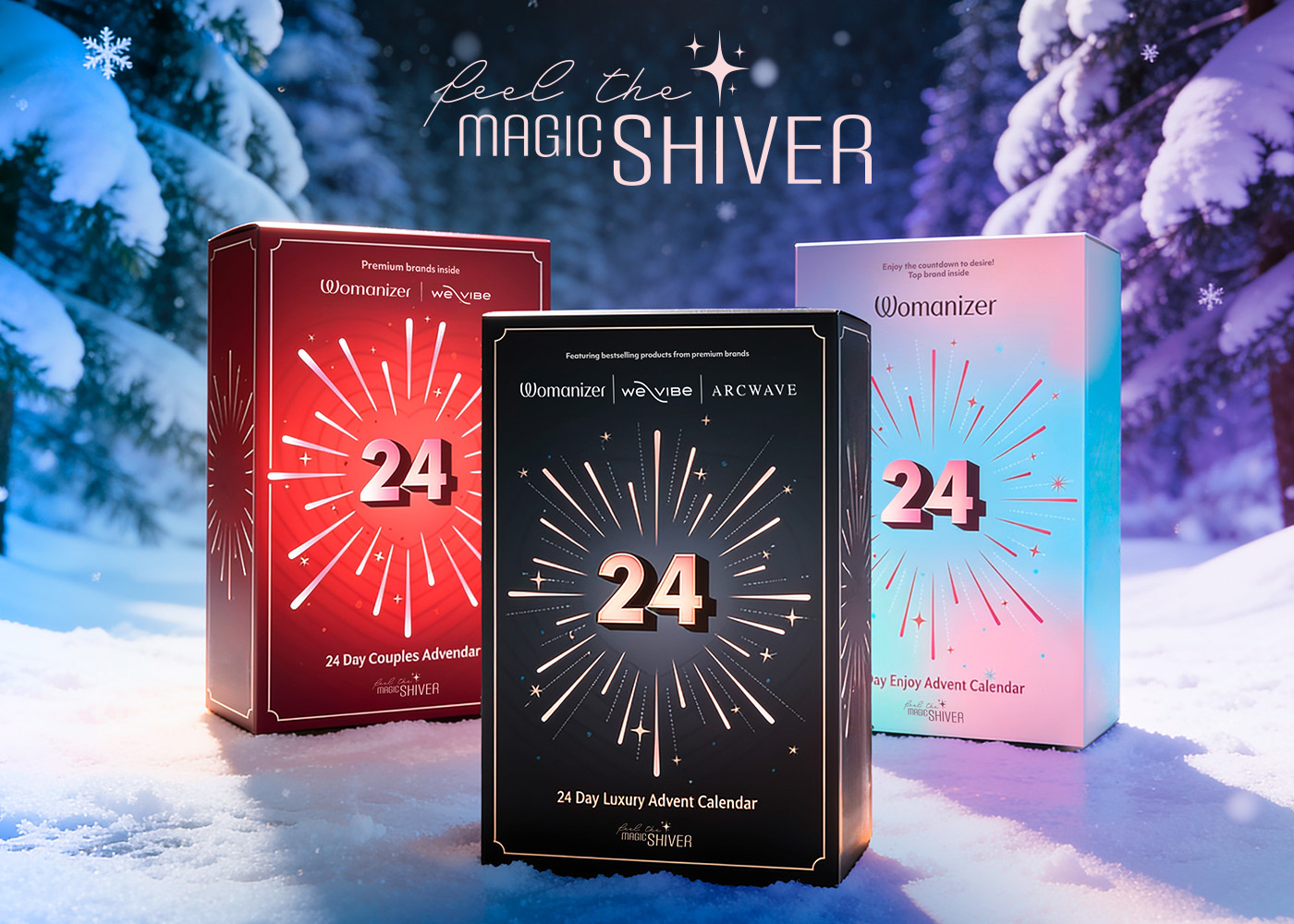 Die neuen Premium-Adventskalender „Feel the Magic Shiver!“